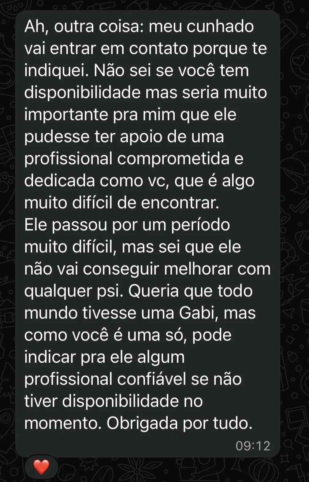 Depoimento de cliente