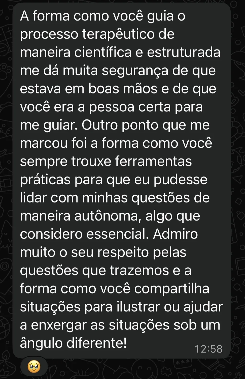Depoimento de cliente